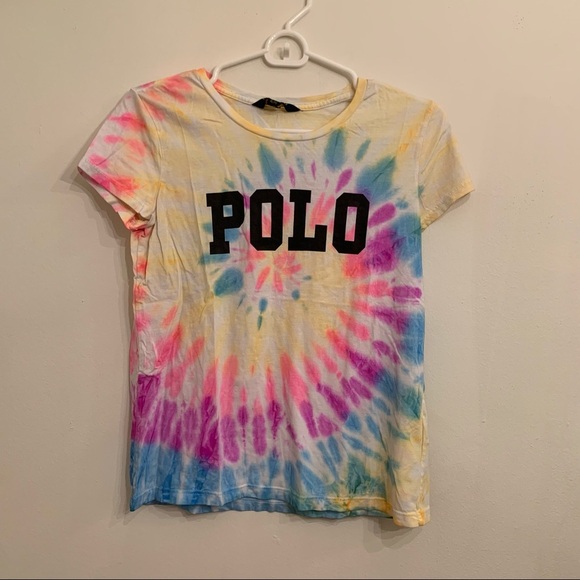 Polo Tie Dye Tee - Picture 1 of 6